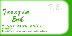terezia enk business card